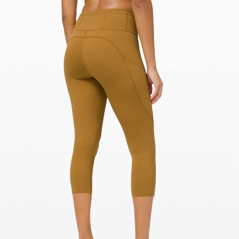 Lululemon Fast and Free Crop II 19" *Non-Reflective Nulux